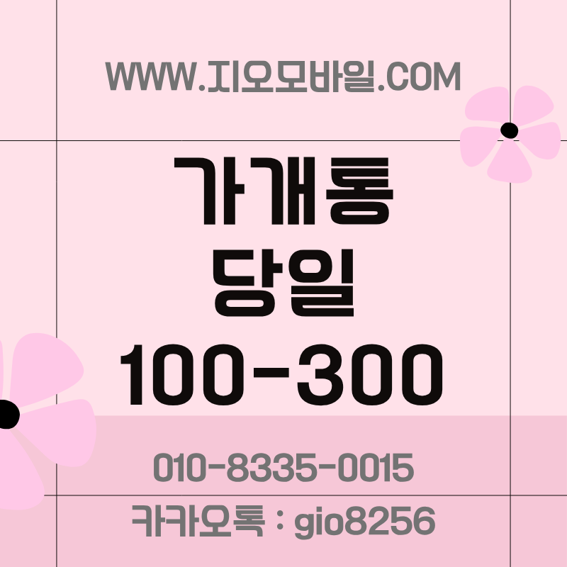 가개통 , 가개통이란 가개통정의 가개통방법 가개통업체