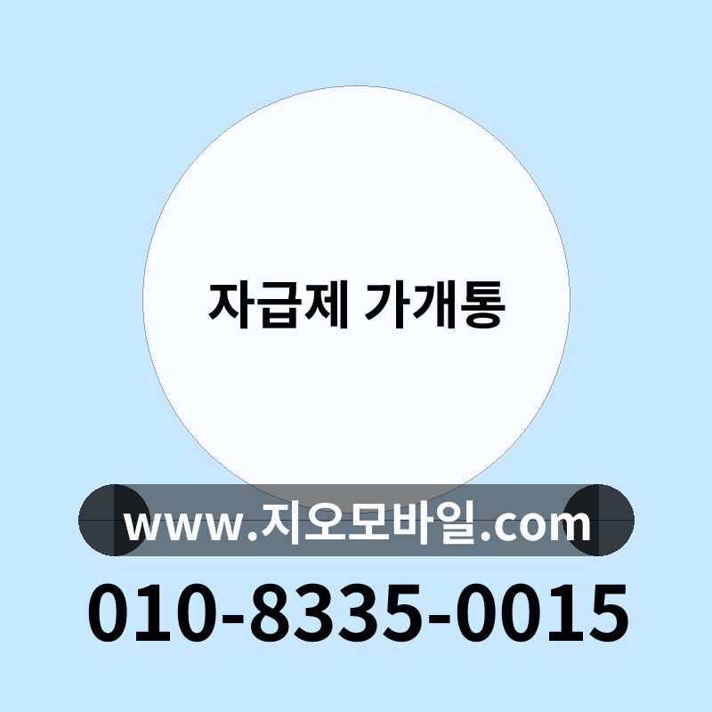 자급제 가개통