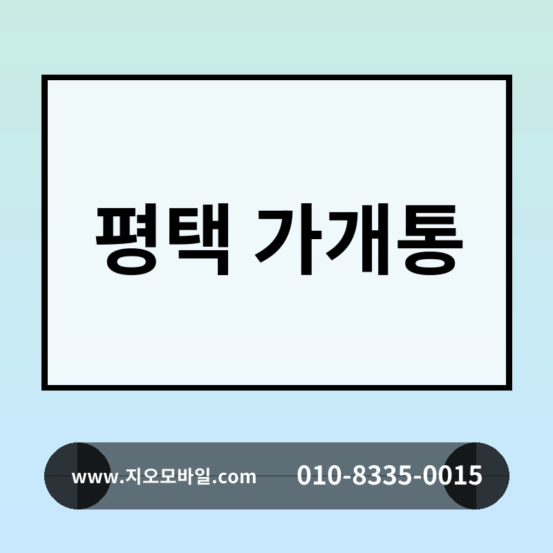 평택 가개통