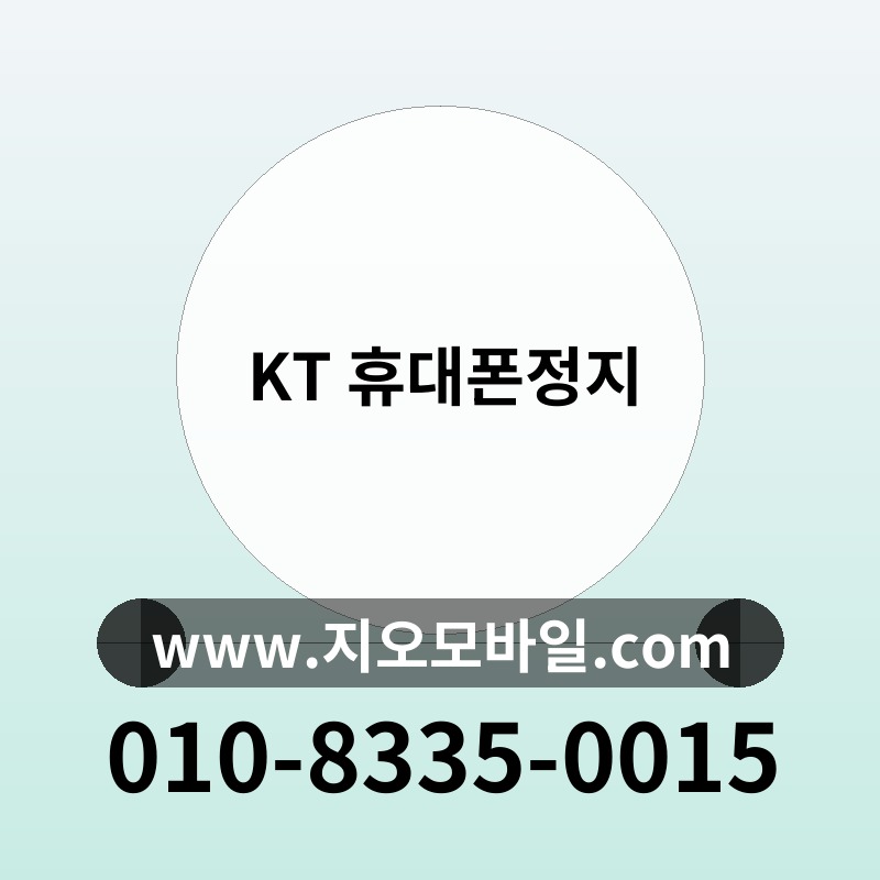 KT 휴대폰정지