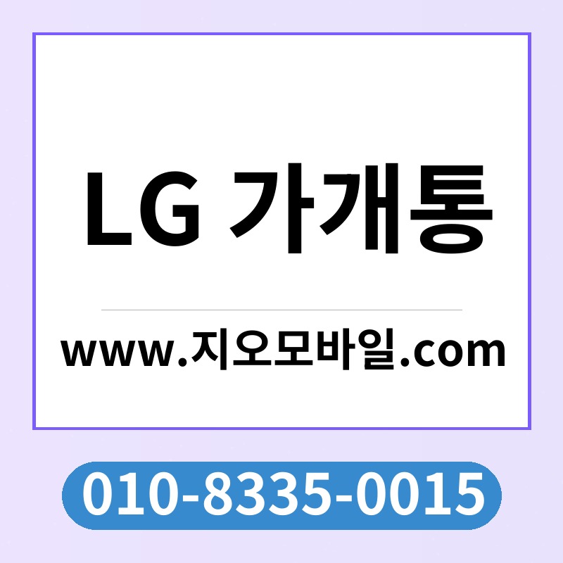 LG 가개통