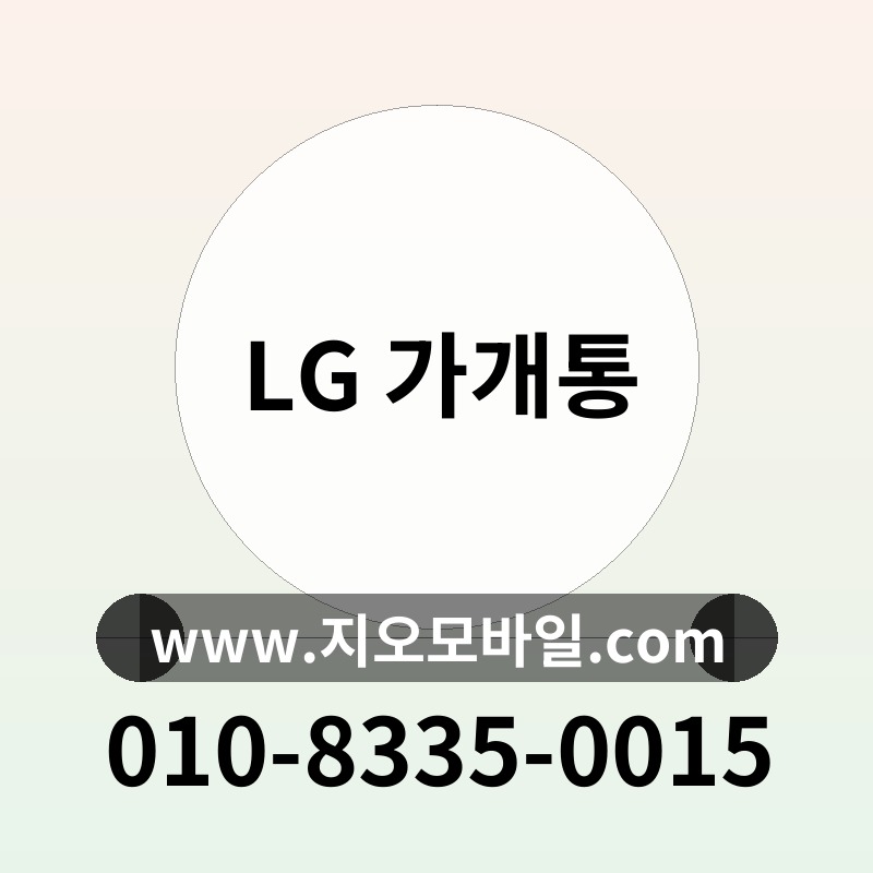 LG 가개통