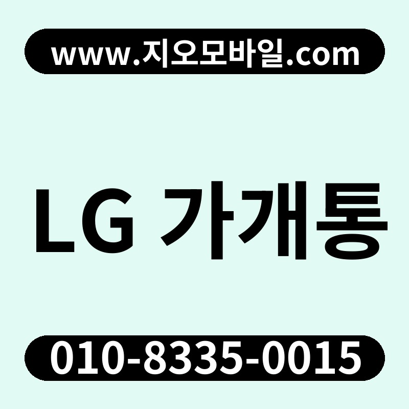 LG 가개통