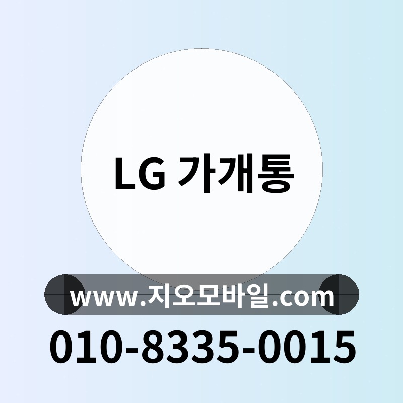 LG 가개통