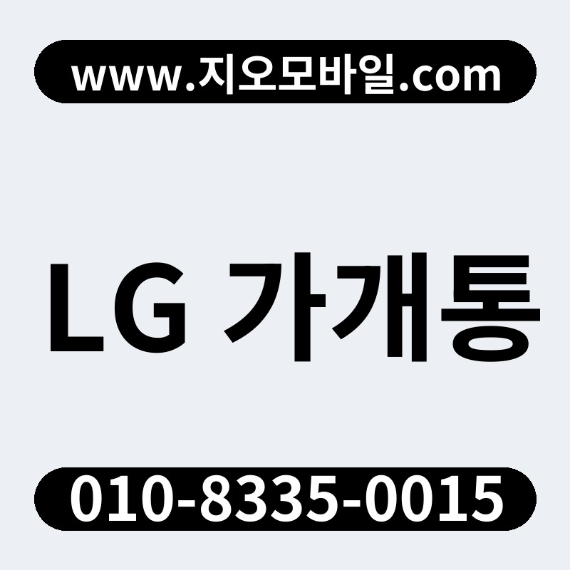 LG 가개통