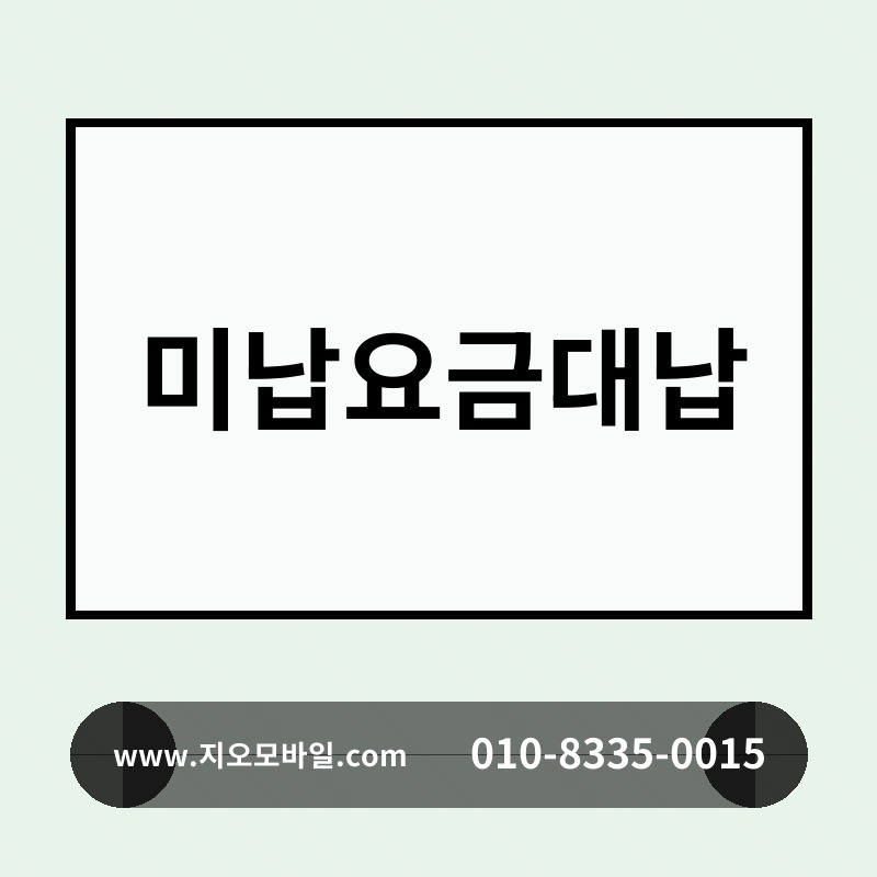 미납요금대납