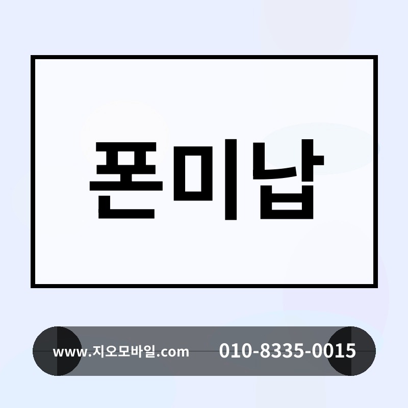 폰미납