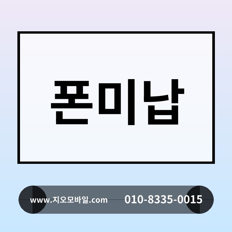 폰미납