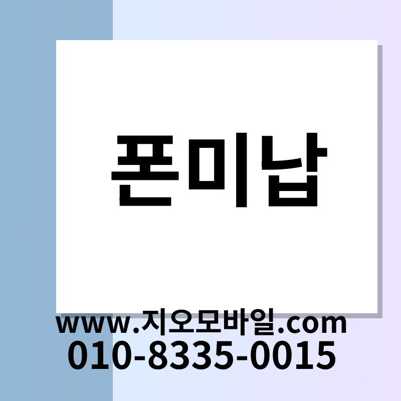 폰미납