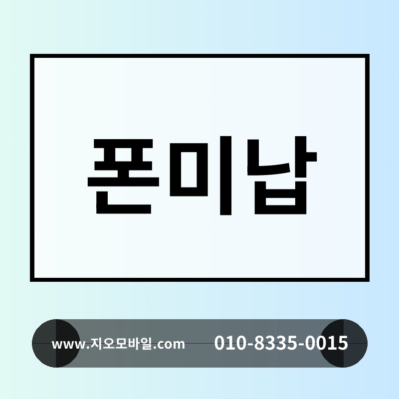 폰미납