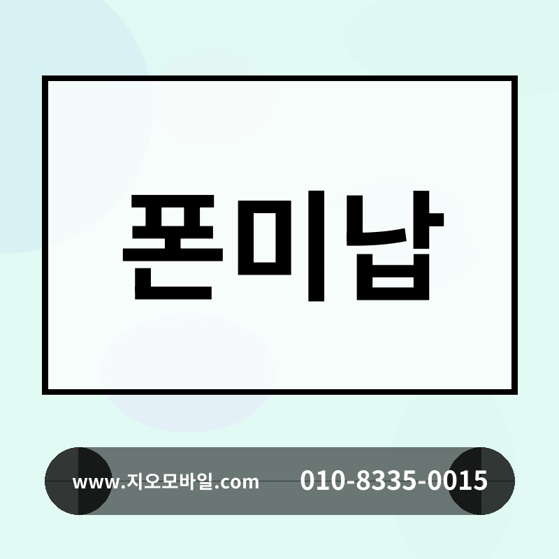 폰미납