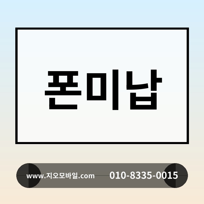 폰미납