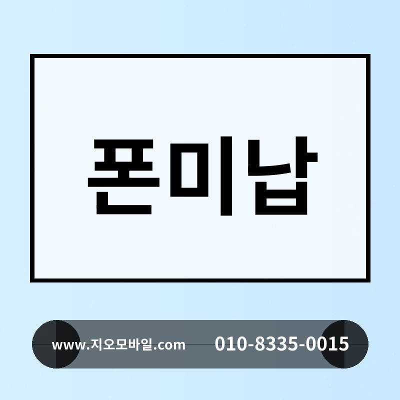 폰미납