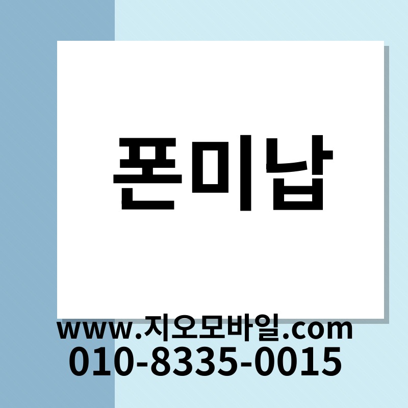 폰미납