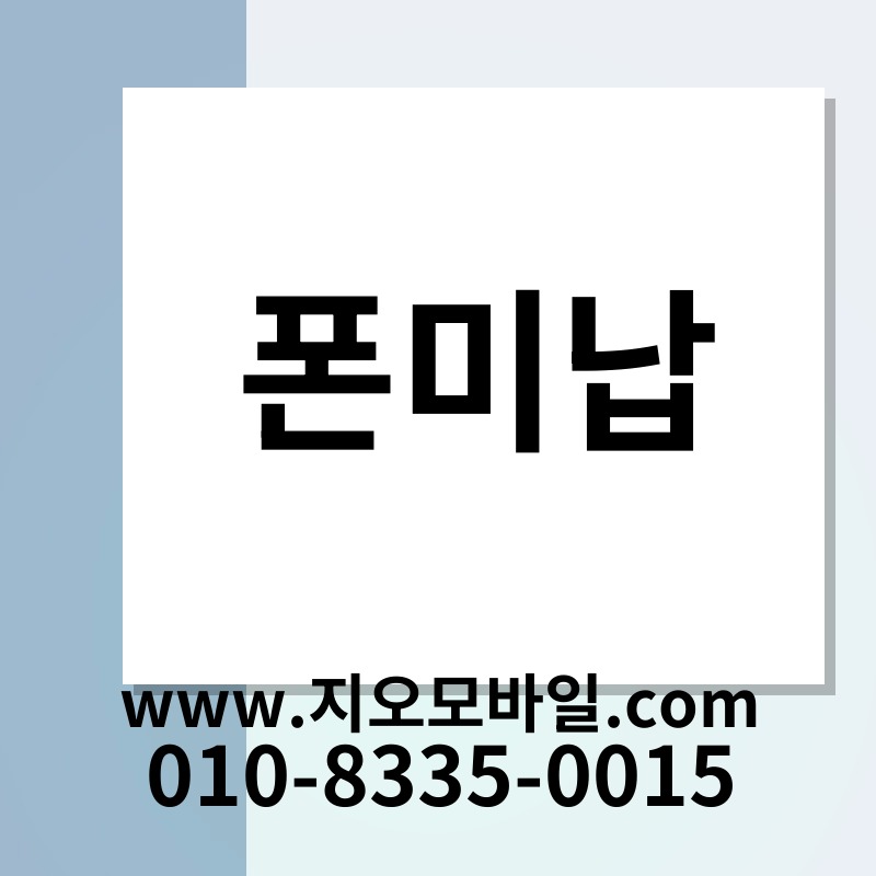 폰미납