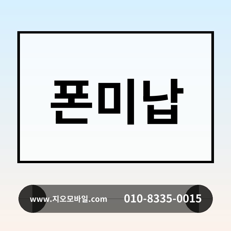폰미납