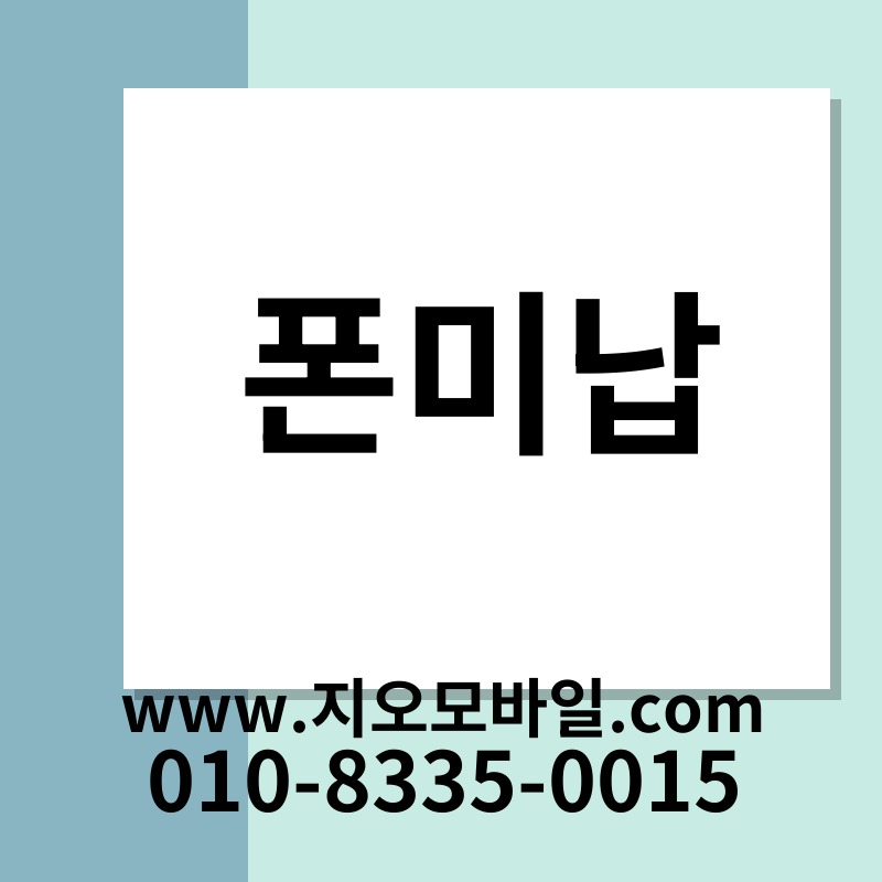 폰미납