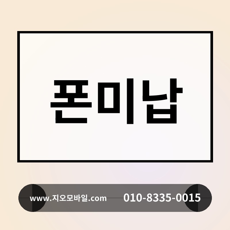 폰미납