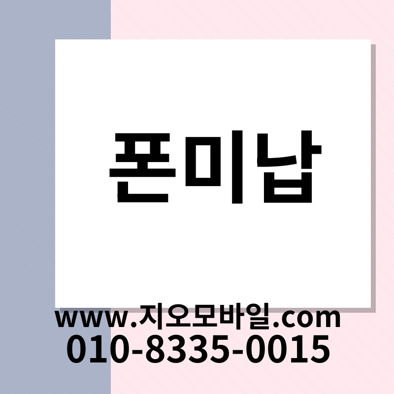 폰미납