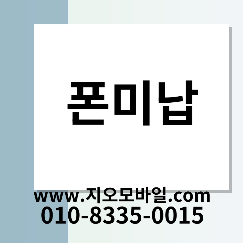 폰미납