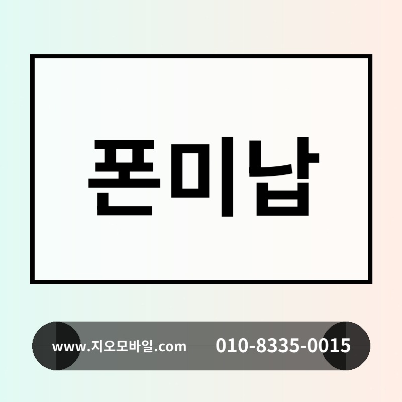 폰미납