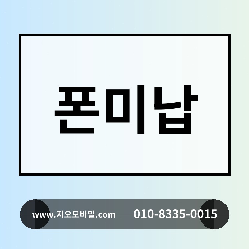 폰미납