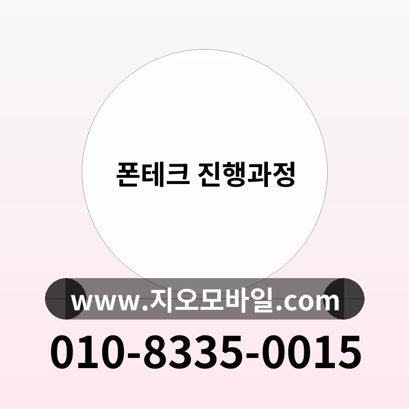 폰테크 진행과정