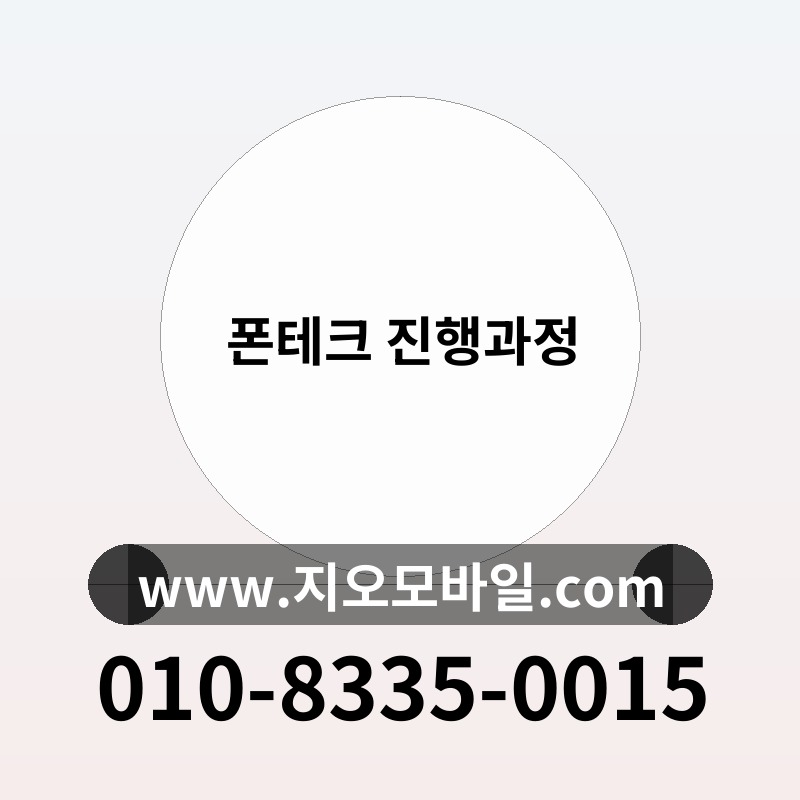 폰테크 진행과정