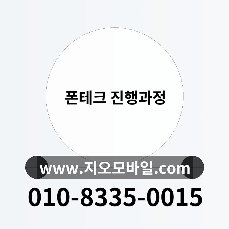 폰테크 진행과정