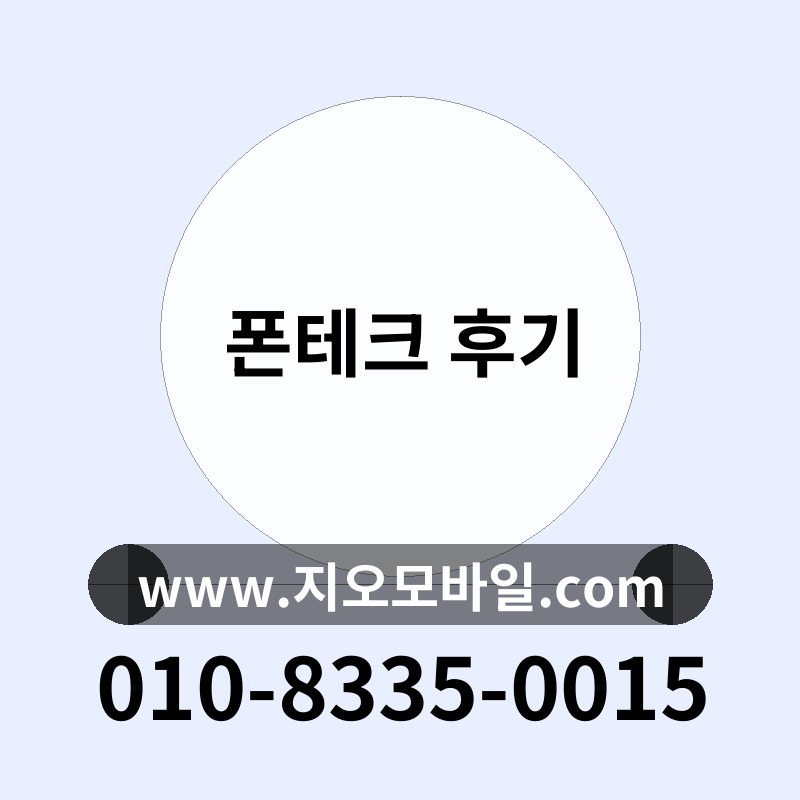 폰테크 후기