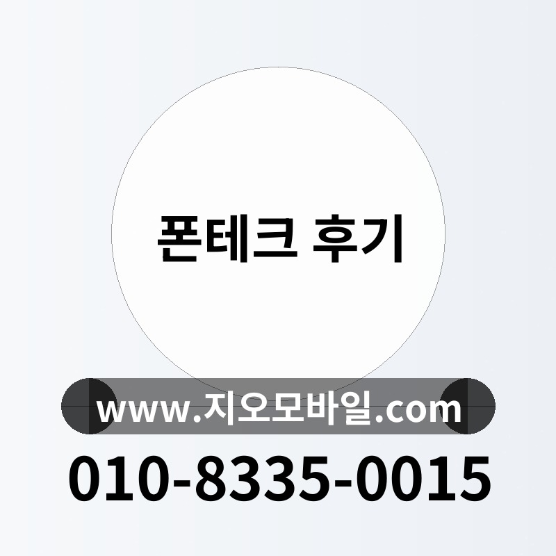 폰테크 후기