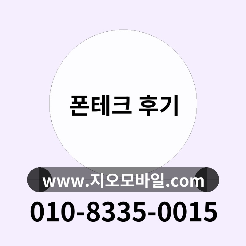 폰테크 후기