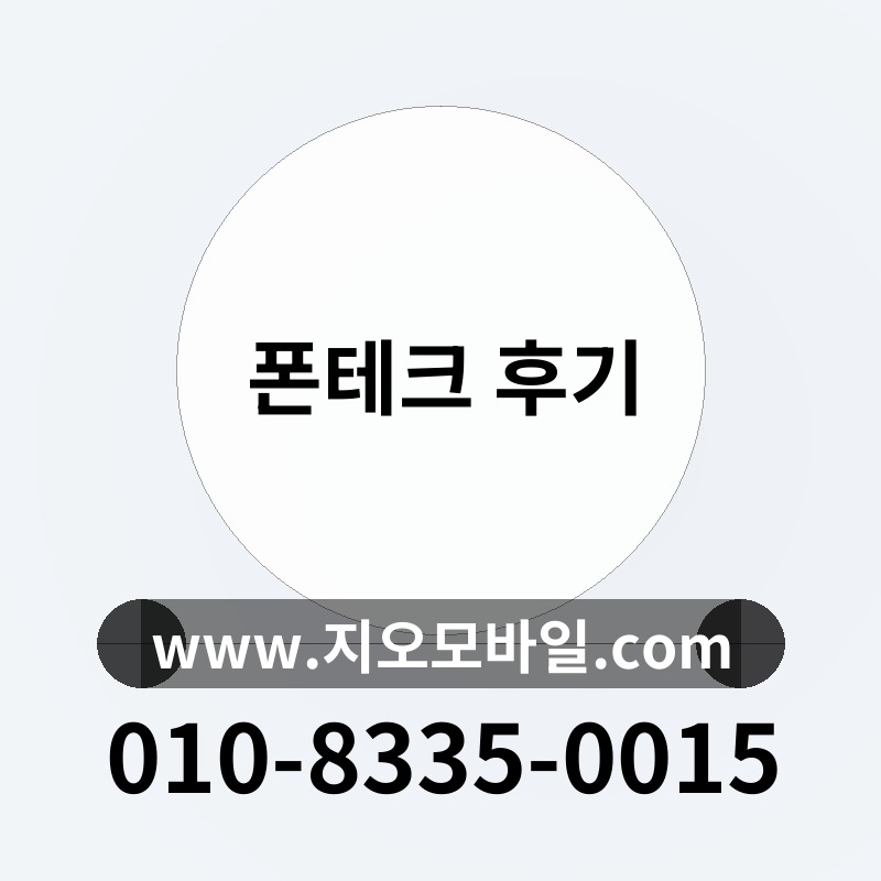 폰테크 후기